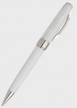 Кулькова ручка Visconti Venus White Marble з поворотним механізмом, фото